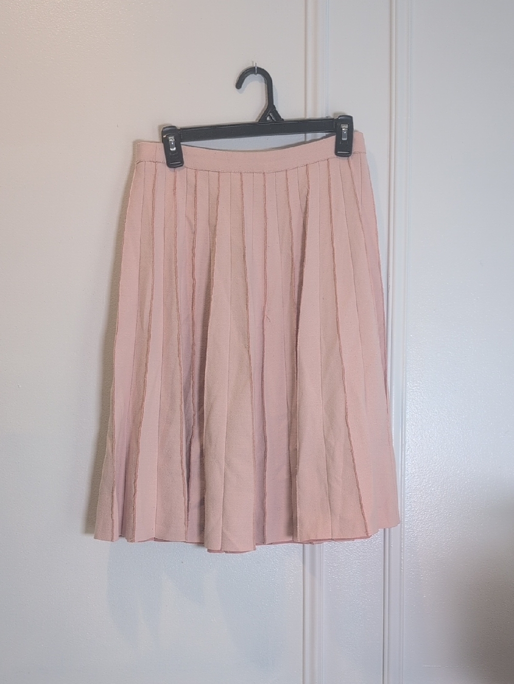 Banana Republic Pleated Midi Skirt - Light Pink